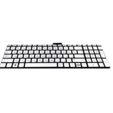 Клавиатура для HP 15s-fq2059ur ноутбука серебр. с подсветкой — основная фотография