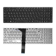 Клавиатура для ноутбука Asus X550 Series. Черная  плоский Enter  без рамки — основная фотография