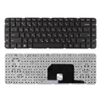 Клавиатура для ноутбука HP Pavilion DV6Z DV6T DV6-3000 DV6-3100 DV6-3300 Series. Черная  с черной р — основная фотография