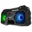 Колонки портативные 2.0 Sven PS-520 RMS 36W, Bluetooth, FM, USB, microSD, подсветка, ПДУ, питание от аккумулятора, чёрный — основная фотография