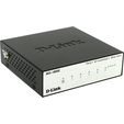 Коммутатор D-Link DES-1005D/O2 5-port 10/100Mbps металл.корпус — основная фотография
