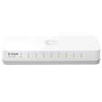 Коммутатор D-Link DES-1008C 8xUTP пластик.корпус белый — основная фотография