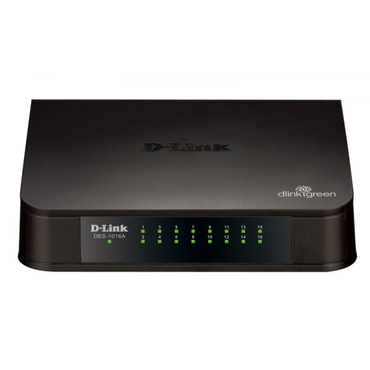 Коммутатор D-Link DES-1016A/E2A 16х10/100Base-TX с функцией энергосбережения