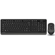 Комплект клавиатура + мышь A4Tech Fstyler FG1010 беспроводной, мультимедиа, USB, черно-серый — основная фотография