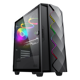 Корпус ATX GameMax Diamond COC Black без БП Window USB3.0 1*120+1*120мм turbo fan, закаленное стекло — основная фотография