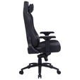 Кресло игровое Cactus CS-CHR-0112BL черный сиденье черный эко.кожа с подголов. крестовина металл пластик черный — фотография 3