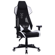 Кресло игровое Cactus CS-CHR-090BLW черный/белый сиденье черный/белый эко.кожа крестовина пластик пластик черный/белый — фотография 2