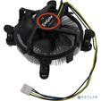 Кулер ExeGate EE97379-PWM, Al, S1150/1151/1155/1156, TDP 65W, Hydro bearing, 4pin, 23.5db, BOX EX283279RUS — основная фотография