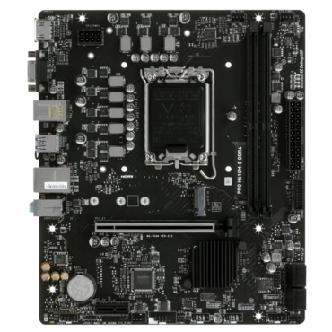 М/плата MSI PRO H610M-E DDR4  Socket1700 PCI-E/HDMI/2DDR4 mATX RTL