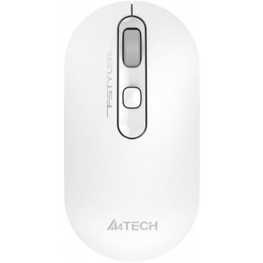 Мышь A4Tech Fstyler FG20S белый/серый оптическая (2000dpi) silent беспроводная USB для ноутбука (4but)