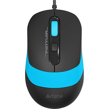 Мышь A4Tech Fstyler FM10, 1600dpi, USB, черно-синий