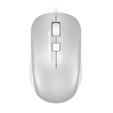 Мышь A4Tech Fstyler FM26 2000dpi, USB, серебристо-белый — основная фотография