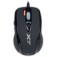 Мышь A4Tech X-718BK  игровая, 3000dpi, USB, чёрный — основная фотография