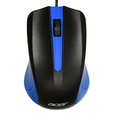 Мышь Acer OMW011, 1200dpi,  USB, чёрно-синий