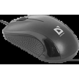 Мышь Defender Optimum MB-160, 1000dpi, USB, чёрный — фотография 3