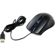 Мышь Oklick 225M, 1200dpi, USB, чёрный — основная фотография
