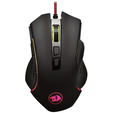 Мышь Redragon Griffin беспроводная, игровая, 8000dpi, подсветка, USB, чёрный — основная фотография