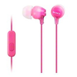 Наушники Sony MDR-EX15AP вкладыши,  с микрофоном, розовый — основная фотография