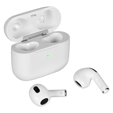 Наушники TFN Neo TFN-HS-TWS026WH беспроводные, вкладыши, с микрофоном, TWS, Bluetooth, белый