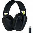 Наушники с микрофоном Logitech G435 черный/желтый накладные Radio оголовье (981-001050) — основная фотография
