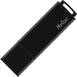 Память USB 2.0 128 GB Netac U351, черный (NT03U351N-128G-20BK) — основная фотография