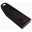 Память USB 3.0  64 GB SanDisk CZ48 Ultra, черный (SDCZ48-064G-U46) — основная фотография