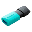 Память USB 3.2 256 Gb Kingston DataTraveler Exodia M, черный/бирюзовый (DTXM/256GB) — фотография 3