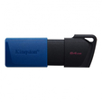 Память USB 3.2 64 Gb Kingston DataTraveler Exodia M, черный/синий (DTXM/64GB) — основная фотография
