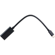 Переходник miniDisplayPort - HDMI, 20M/19F, кабель 15см, черный, пакет Cablexpert A-mDPM-HDMIF-02 — основная фотография