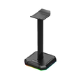 Подставка для наушников Redragon Scepter Pro 4 порта USB, подсветка — основная фотография