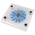 Подставка для ноутбука охлажд.Hama  fan1х220 мм/ 18дБ /прозрачный (H-39689) — основная фотография