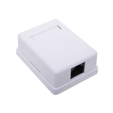 РОЗЕТКА ВНЕШНЯЯ RJ-45 (UTP) 5E КАТ. TC-SB-1-8P8C-C5E-WH — основная фотография