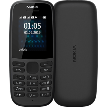 Телефон Nokia 105  Dual Sim TA-1174 чёрный