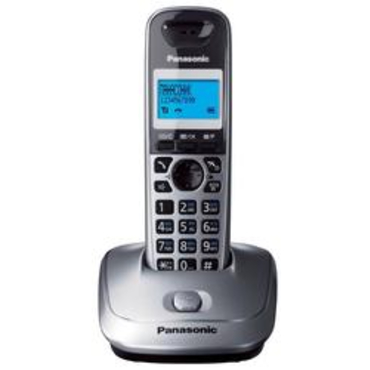 Телефон PANASONIC KX-TG2511RUM, DECT (серый металлик)