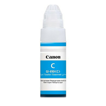 Чернила Canon GI-490C Cyan для Pixma G1400/2400/3400 (0664C001)