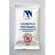 Чистящие салфетки NV-Office NVO-03-002 15шт 180х110 мм Антибактериальные для поверхностей мягкая упаковка — основная фотография