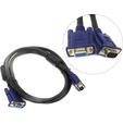 Кабель удлинительный монитор-VGA card (15M-15F) 1,8м 2 фильтра PRO (VVG6460-1.8M) VCOM — основная фотография