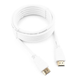 Кабель HDMI-HDMI ver:1.4  1.8м, зол.конт., экран., белый, CC-HDMI4-W-6 Gembird — основная фотография