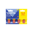 Батарейка Varta LONGLIFE MAX POWER (MAX TECH) LR03 AAA, 8шт в блистере, Alkaline 1.5V (4703) (цена за 1 блистер/ кратно 20 блистерам) — основная фотография