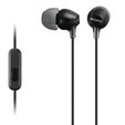 Наушники Sony MDR-EX15AP  вкладыши черный — основная фотография