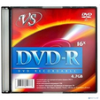 Диски VS DVD-R 4.7Gb, 16x, Slim Case 1шт. — основная фотография