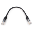 Кабель Patch Cord UTP кат.5e  0,25м черный PP12-0.25M/BK — основная фотография