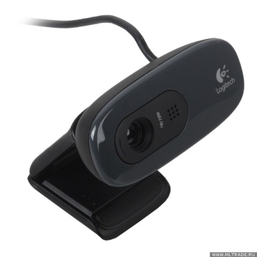 Камера Logitech HD WebCam C270, USB, чёрный (960-000636/960-001063)