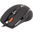 МЫШЬ A4 X-710BK optic игровая (2000dpi/1000Гц) память 16Кб  4кн.+колесо-кнопка USB черная — основная фотография