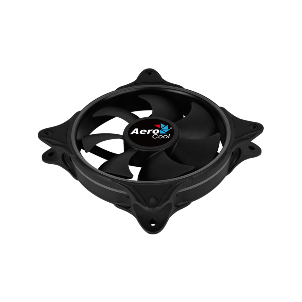 Вентилятор Aerocool Eclipse 12 ARGB 120x120x25mm черный 3-pin 4-pin (Molex)22dB Ret