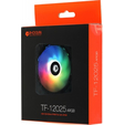 Вентилятор ID-Cooling TF-12025-ARGB 120×120×25mm (13.8~30.5dB(A), 500~1500±10%RPM, 4pin(PWM)/3pin 5V(ARGB)) (Ret) — основная фотография