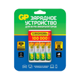 Зарядное устройство GP, в комплекте 4 аккумулятора AA(HR6) 2100mAh, для 4 тип АА/ААА, USB кабель, GP 210AAHC — основная фотография