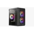 Корпус mATX AeroCool CS-107-A-BK Black Mini Tower  без БП, Acrylic, Steel SPCC, 1x120mm — основная фотография