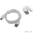 Кабель USB 2.0 A - USB Type-C (m-m), 1м 1A белый Defender USB08-01C  пакет — основная фотография