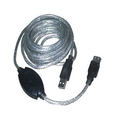 Кабель удлинительный USB 2.0 AM/AF(с усилителем) 25м VCOM  VUS7049-25 repeater — основная фотография